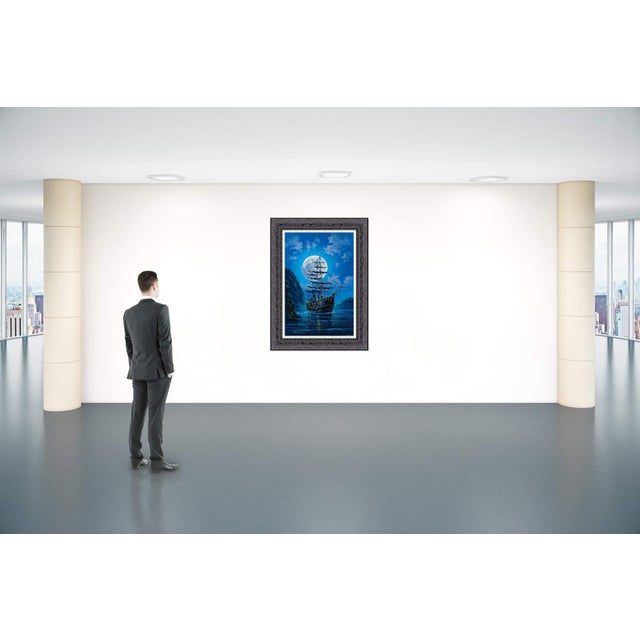 Acrylic painting on canvas. Hand-signed in pigment on the lower left by the artist. Signed and titled on the verso. A...