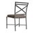 Not Yet Made - Made To Order Brown Jordan Venetian Side Chair, Textured Pewter frame with Fusion Taupe fabric For Sale - Image 5 of 11