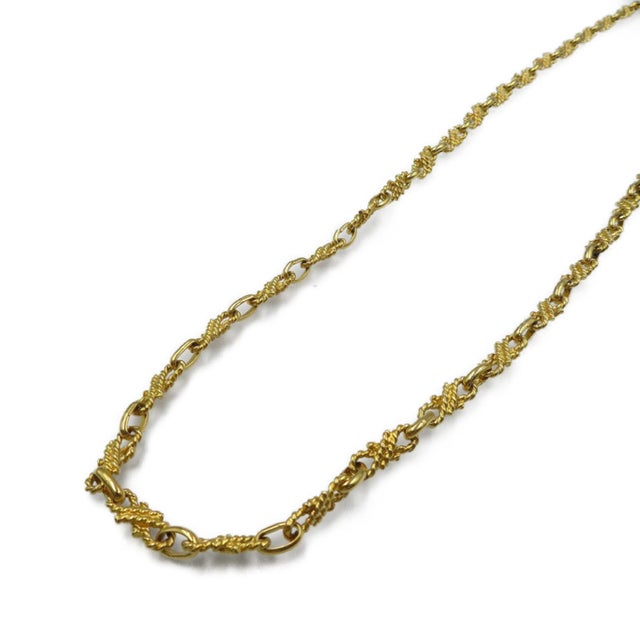 Celine Metal Gold Necklace Chairish