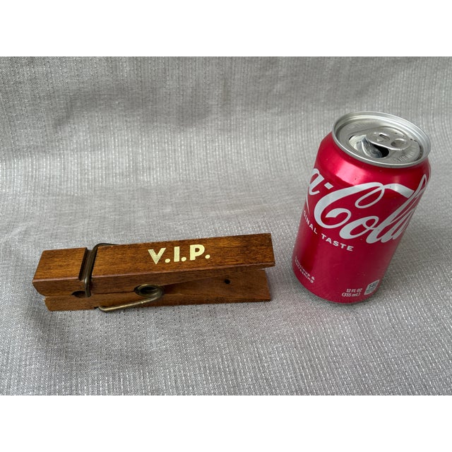 Vintage Oversized Wooden Clothespin For Sale - Image 12 of 16