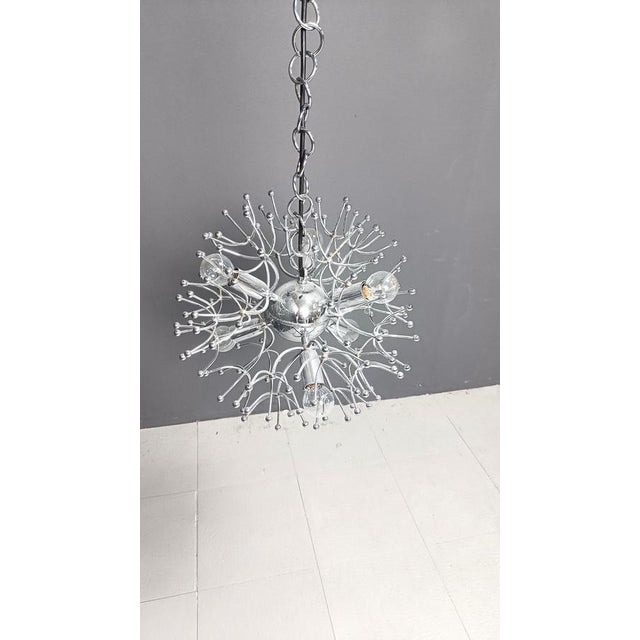 Gaetano Sciolari Vintage Sputnik Chandelier from Sciolari, 1960s For Sale - Image 4 of 12