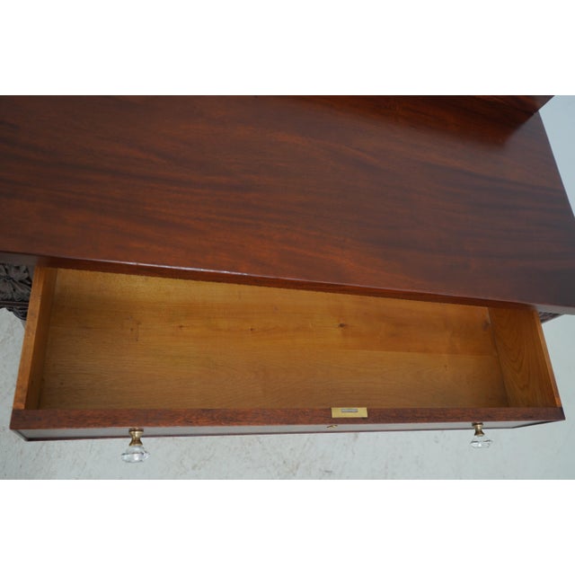 Antique Empire Mahogany 1 Drawer Buffet Server For Sale - Image 4 of 18