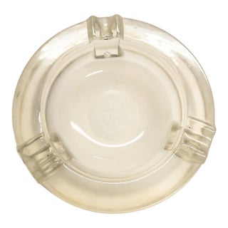1939 Art Deco Glass Ashtray For Sale