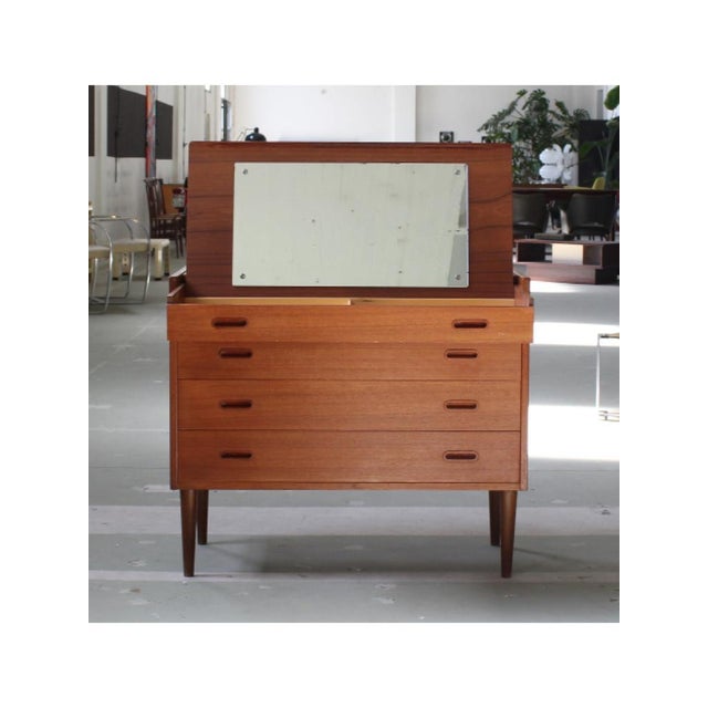 Chest of Drawers with Secretaire, Denmark, 1960s For Sale - Image 14 of 14