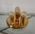 Gold Vintage Ceiling Light in Brass-Finished Metal, 1980s For Sale - Image 8 of 13