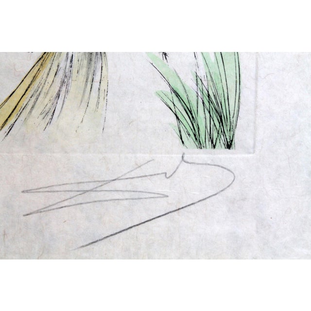 Salvador Dalí­, The Rock, Etching, 1975, in Flawless conditions. Designed 1970 to 1979 This piece has an attribution mark,...