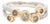 0.35ctw Diamond Cluster Bubble Band Ring, 14k Yellow & White Gold, Ring Size 5 For Sale