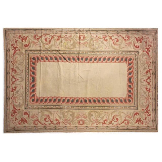 Portuguese Arraiolos Rug, 20th Century For Sale - Image 3 of 7