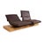 Koinor Free Motion Edit 3 Leather Two-Seater Brown Electric Function Sofa For Sale - Image 6 of 17