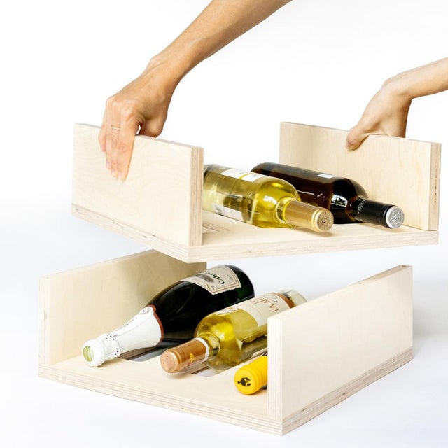 Stackable Bottle Rack by Debosc For Sale - Image 4 of 14