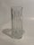 Late 20th Century Waterford Tall Cut Crystal Cylinder Vase, 12” For Sale