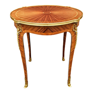 Haentges Freres Gilt-Bronze Mounted Kingwood Gueridon. Paris, Circa 1890s