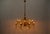 Mid-Century Modern Mid-Century Modern Brass Chandelier Lamp, Italy, 1970s For Sale - Image 3 of 15