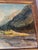 1940s Mountain Lake at Sunset Oil Painting, Signed j.c. Thorn, Circa 1940, Gilt Frame For Sale - Image 5 of 5