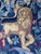 Vintage French Gobelin Style "Les Chevaliers De La Table Ronde" After William Morris Tapestry For Sale - Image 11 of 14