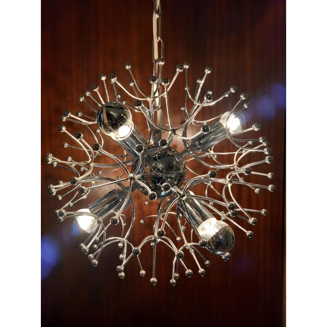 Mid-Century Modern Hanging Lamp by Gaetano Sciolari for Sciolari, 1970s For Sale - Image 3 of 10