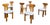 Scandinavian Pine Dining Chairs, 1970s, Set of 6 For Sale