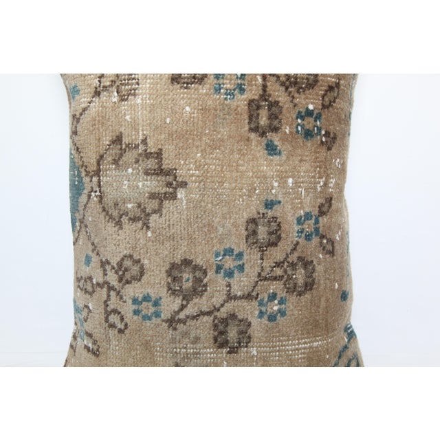 Vintage Authentic Rug Pillow Cushion Cover -16'' X 24'' For Sale In Tampa - Image 6 of 10