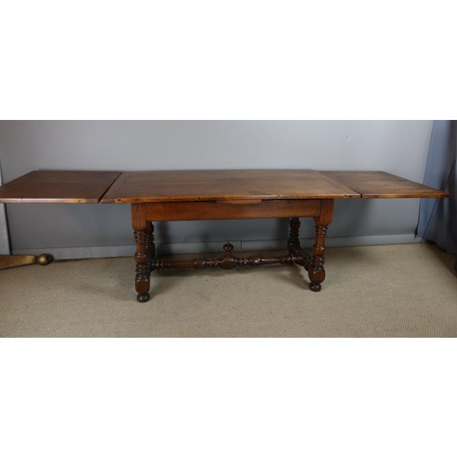 Louis XIII Style Table with Extensions For Sale - Image 14 of 15