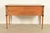 Sligh Furniture French Regency Louis XVI Carved Walnut Leather Top Writing Desk, Circa 1960s For Sale - Image 13 of 14