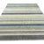6x9 Zinnia Striped Green Geometric Contemporary Handmade Wool Carpet Rug For Sale - Image 13 of 13