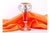 Metal Silver Candlestick with Handles, Lilac Glass Core and Smooth Circular Base For Sale - Image 7 of 7