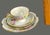 Vintage r.c. Versailles Bavaria Hand Painted Gilded Pink Blossoms Porcelain 4piece Tea Set For Sale - Image 9 of 10