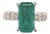 Natural Emerald Diamond Ring 14Karat Gold 2.95 TCW Certified For Sale