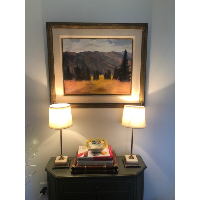 Traditional Contemporary Aspen Mountain “Ajax” Impressionist Landscape Painting For Sale - Image 3 of 9