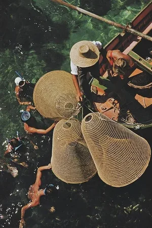 Slim Aarons Snorkelling Contemporary Art Print