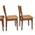 1970s Set of 4 Danish Modern Dining Chairs Teak Frame Tweed Upholstery Mid Century For Sale - Image 11 of 16