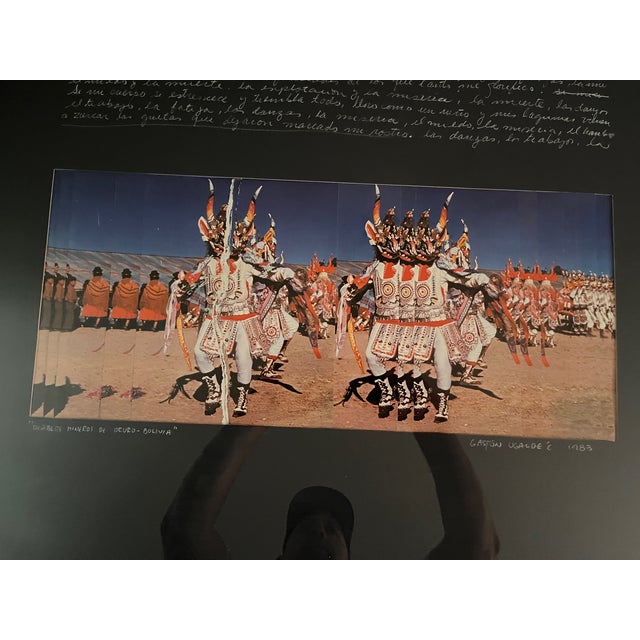 Gaston Ugalde Signed 1983 Diablos Mineros Photo Art 34x30 For Sale In San Francisco - Image 6 of 6
