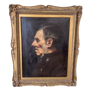 Bertram Priestman, Portrait, 1890, Oil on Canvas For Sale