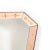 Rose Mid-Century Modernist Shadowbox Mirror With Reversed Etching in Smoked Rose For Sale - Image 8 of 11