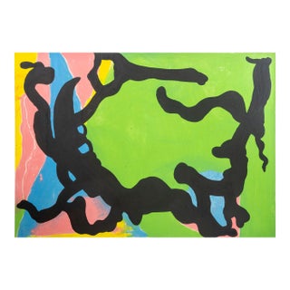 Jack Roth Rope Dancer Series Acrylic on Canvas For Sale