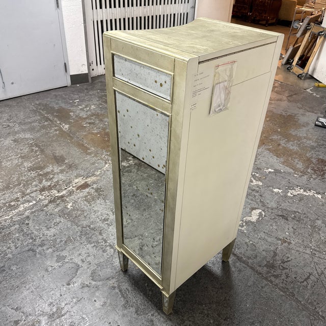Champagne Caracole Twinkle Twinkle Mirrored Jewelry Armoire For Sale - Image 8 of 12