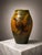1920s Danish Art Nouveau Stoneware Vase with Bird and Oak Branch Relief from Ipsen, 1920s For Sale - Image 5 of 9