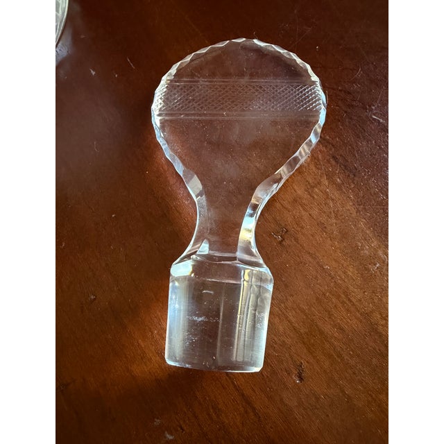 Glass Late 20th Century Moser Splendid Large Decanter With Stopper. For Sale - Image 7 of 12