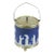 Late 19th Century Wedgwood Jasperware Blue & White Biscuit Barrel For Sale