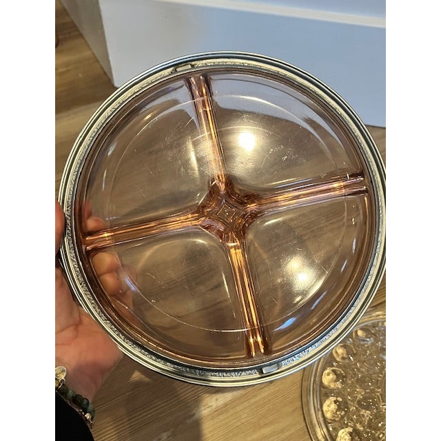 Mid 20th Century Mid 20th Century Federal Indiana Glass Candy Dish For Sale - Image 5 of 5