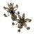 Pair of Monumental Hollywood Regency Pineapple Five-Light Candelabra Table Lamps For Sale - Image 4 of 6