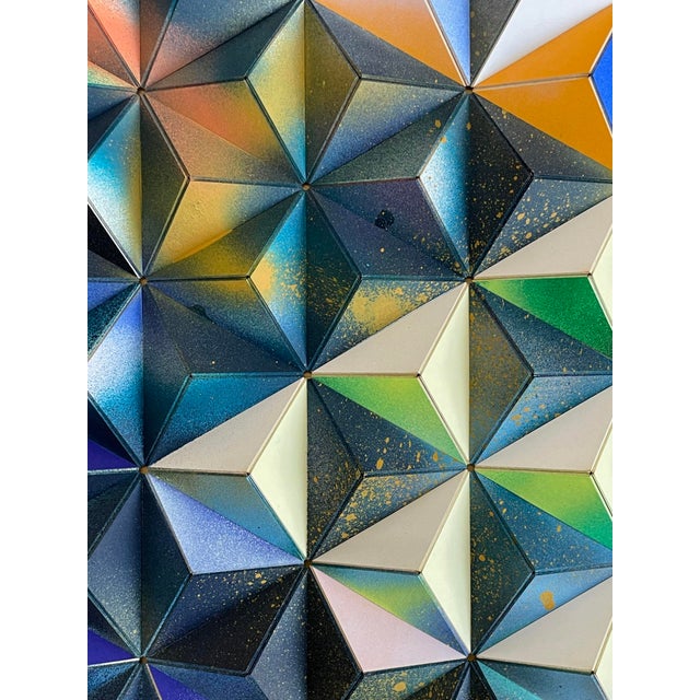 Paper Sebastian Welzel, FIS-7 Topographie, 2024, Cardboard, Limited Edition 1 of 1 For Sale - Image 7 of 10