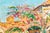Mediterranean Italo Vivaldi (20th C.) "Il Ristorante Italiano" Oil on Canvas, 1982 For Sale - Image 3 of 7