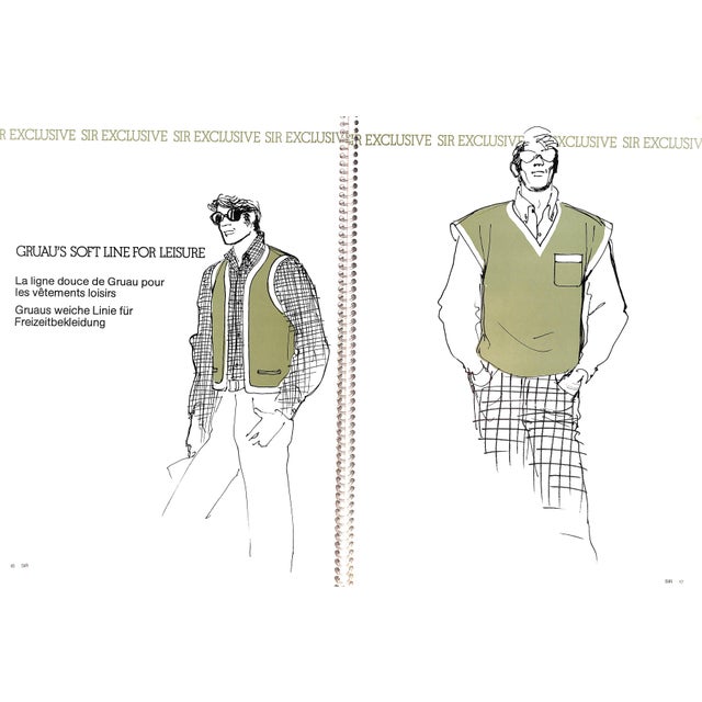 White Sir Men's International Fashion Journal 1978 No. 1 For Sale - Image 8 of 11