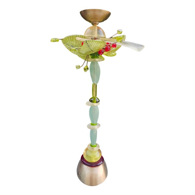 Vintage Candlestick by Orna Lalo, 1970s For Sale