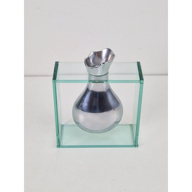 Set 4 modernist art object vase lisa mori ’80 these sleekly designed vases by lisa mori for inn crystal glass gmbh are a...