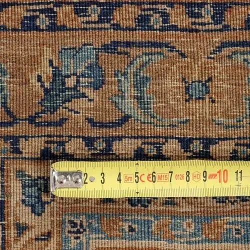 Antique Mashad Rug in Wool For Sale - Image 3 of 5