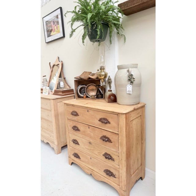 Mid 19th Century Scrubbed Pine Chest of Drawers For Sale - Image 4 of 13