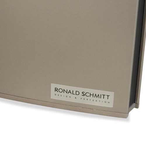 Silver Extendable Glass Dining Table from Ronald Schmitt For Sale - Image 8 of 11