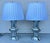 Silver Bull Nose Cylinder Mercury Glass Table Lamps - a Pair For Sale - Image 8 of 18